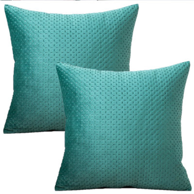 Set Of 2 Throw Ultrasonic square print Cushion Covers