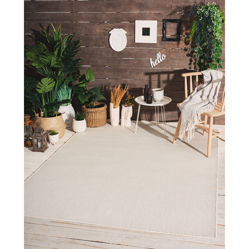 Hisakazu Flatweave Indoor / Outdoor Area Rug, Rectangle 120 x 170cm