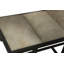 Banc en cuir véritable Crete