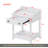 Retro Style Nightstand With Drawer And Open Shelf For Bedroom, Bedside Table With Turned Legs And Metal Handle,-556058850