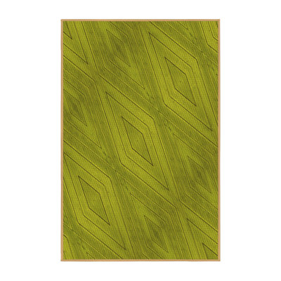 Tapis géométrique Olivedrab