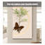 Décoration murale papillon halo incurvée, panneau texturé, vase pour plantes, décoration d'entrée-855608551