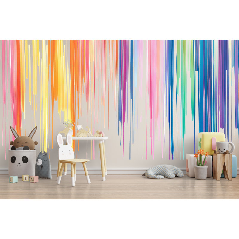 Adhésif mural arc-en-ciel Rainbow, H 16 po x l 9 po