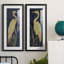 Cadre photo, ensemble de peintures sur papier