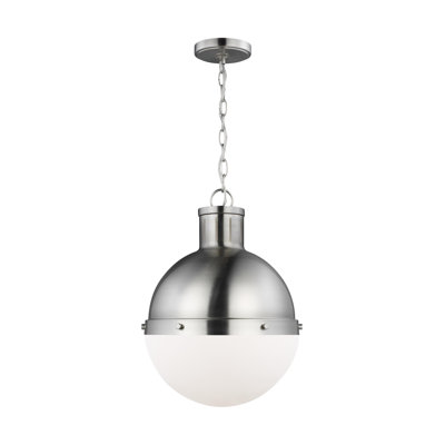 Luminaire suspendu sphérique unique à 1 lumière Geoffrey
