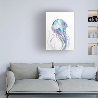 Art mural sur toile tendue - «Luminous Drift» par Amy Tieman pour la décoration de salon, de chambre à coucher ou de bureau - 18 x 24