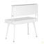 Bureau d'ordinateur Study avec rangement et tableau magnétique effaçable à sec