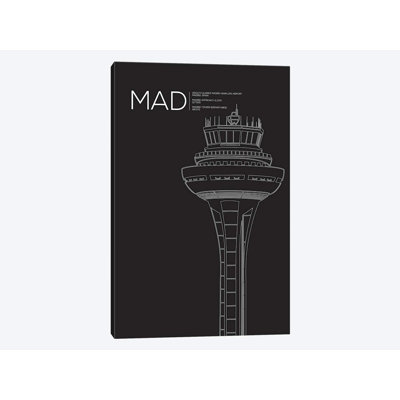 «Mad Tower, Madrid, Espagne» par 08, impression sur toile