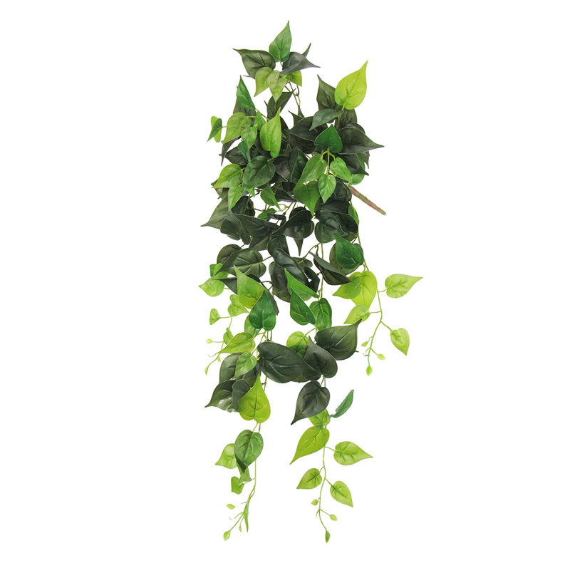 Plante artificielle suspendue lierre Philodendron, H 32 po x l 12 po x P 6 po