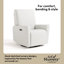 Santorini Deluxe Power Recliner Swivel Glider-2144485361