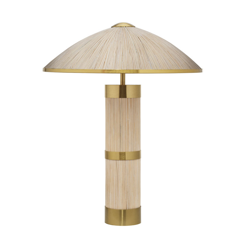 Lampe de table en rotin Seychelles