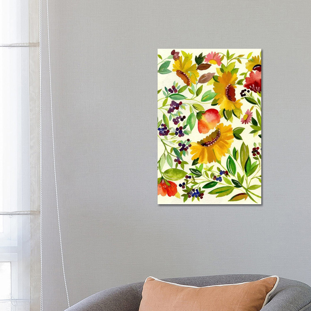 Sunflowers by Kim Parker - Wrapped Canvas Gallery-Wrapped Canvas Giclée
