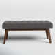 Harris 43" Upholstered Bench