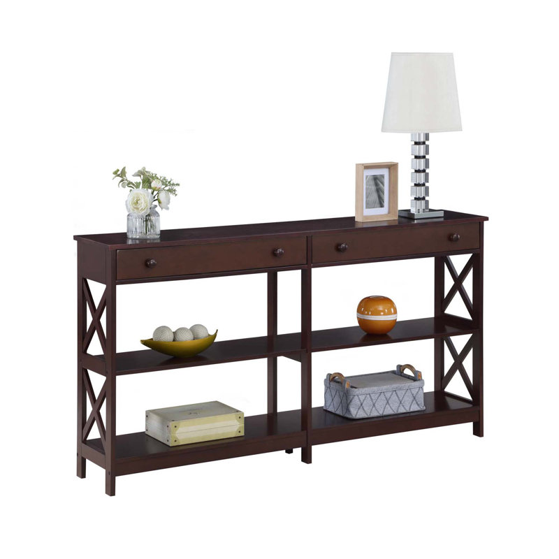 Lemay Console Table, Espresso, 31.5" H x 60" W x 12" D