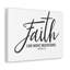 Faith Can Move Mountains Matthew 17:20 1 Piece Wrapped Canvas Wall Art-1292420950