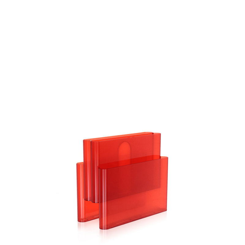 Magazine Rack, Orange Red