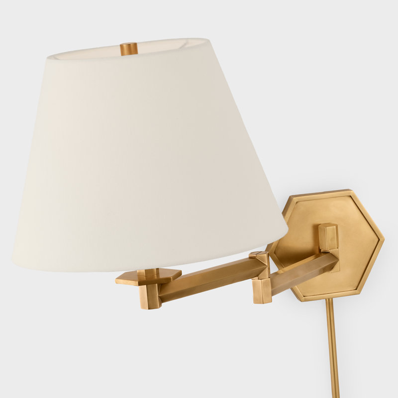 Olivier 1 - Light Swing Arm, Hand-Rubbed Antique Brass