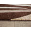 Tapis brun à motif abstrait Swords-79234065