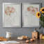 Fashion Floral Silhouette I - Ensemble de 2 peintures sur toiles-1739380403-1739380400