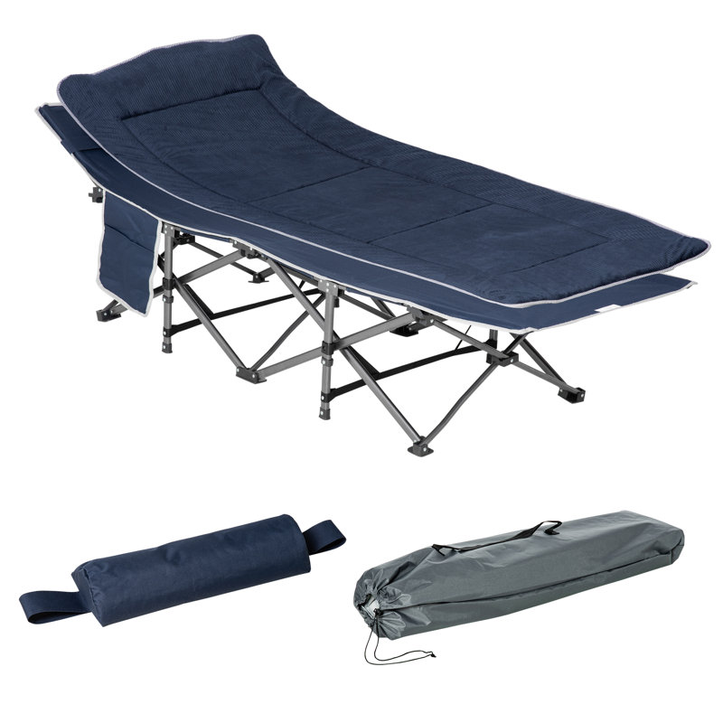 Lit de camp pliant, Bleu
