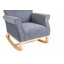 Chaise berçante en velours Jeffren-1304372248