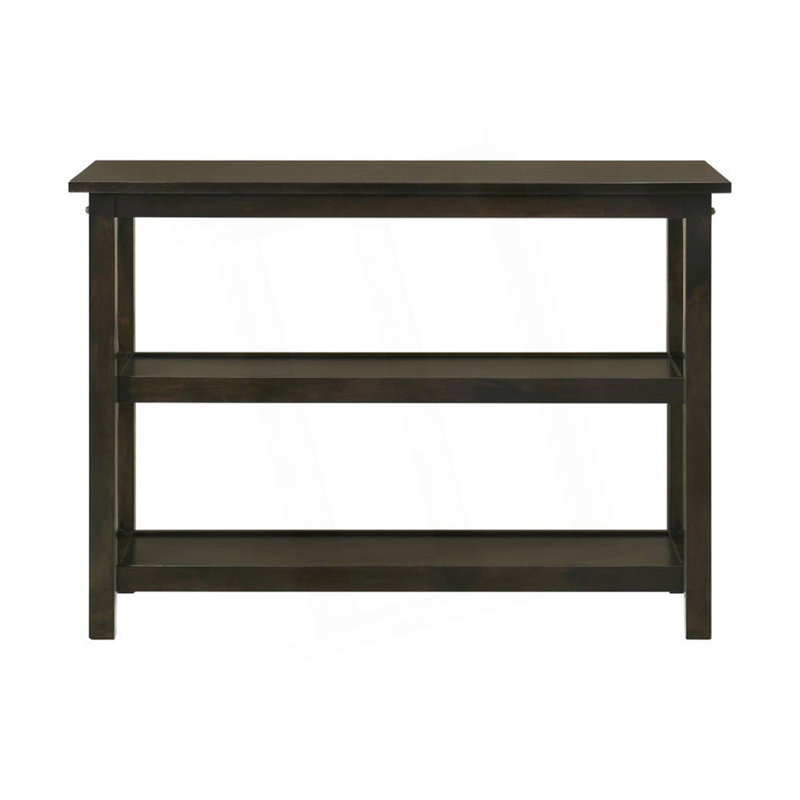 2-shelf Wood Entryway Console Table