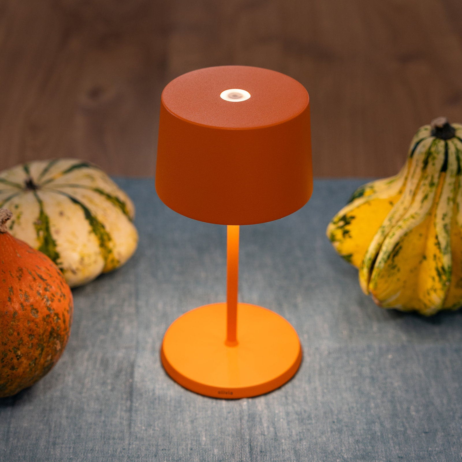 Olivia Pro Mini Table Lamp, Orange