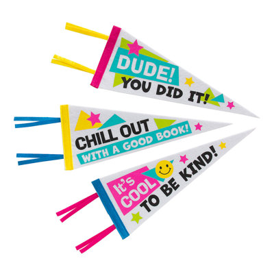Fun Express 90s Party Pennants