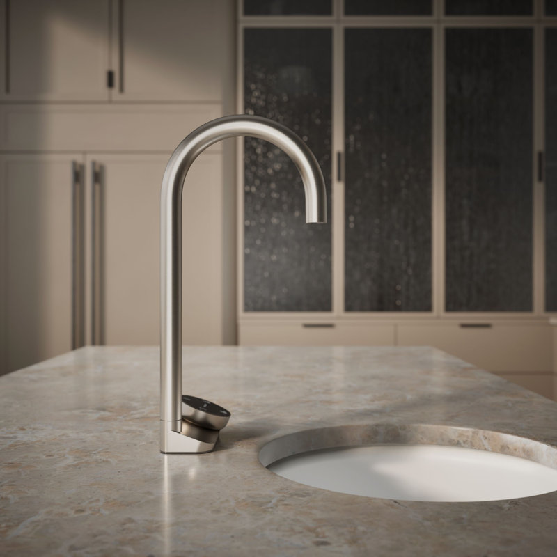 Aquifer4-In-1 Tall Arc Beverage Faucet, Stainless Steel