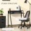 Emerfield Metal Base Writing Desk-907066659-907066658
