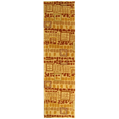 Charbonneau Drive Hand Tufted Wool Pile Geometric Rug