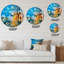 Evening On Autumn Road - Horloge murale traditionnelle-72854106