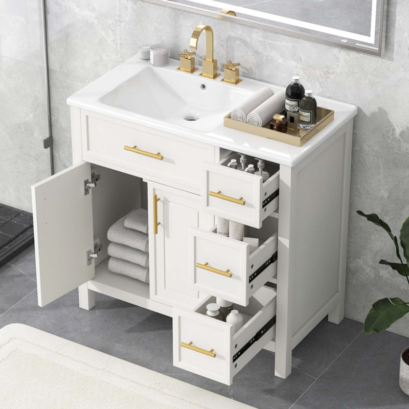 Meuble-lavabo 36 po avec comptoir d'évier