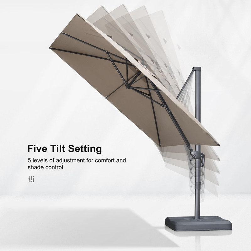 243cm Cantilever Parasol, Beige