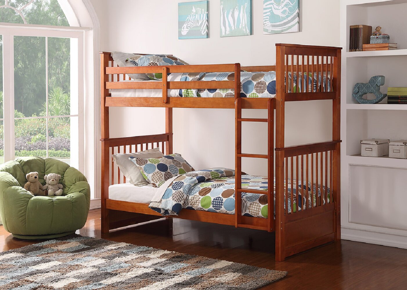 Wildon Home® Bleidy Twin Over Twin Bunk and Loft Configurations Bed ...