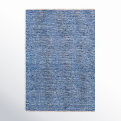 Sana Blue Hand-Woven Flatweave Rug