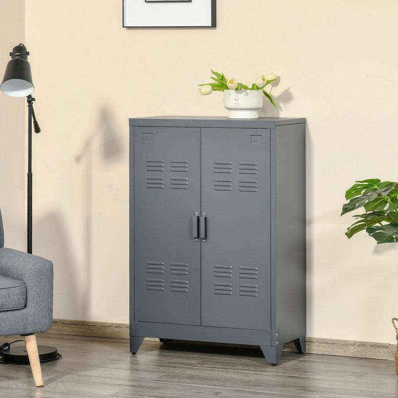 Armoire de rangement, industriel, armoire de rangement, acier