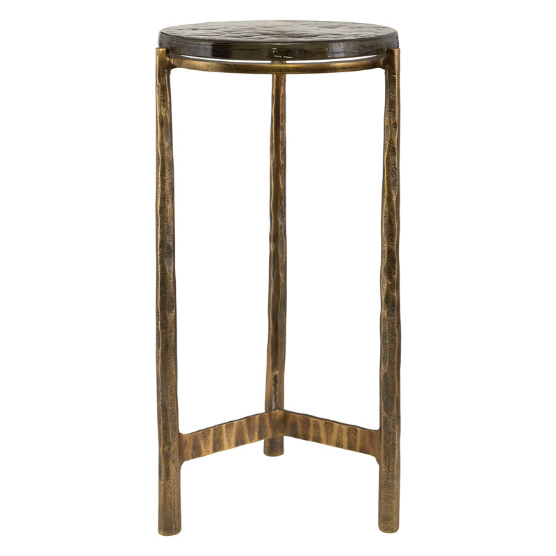 Tiayana Glass Top End Table