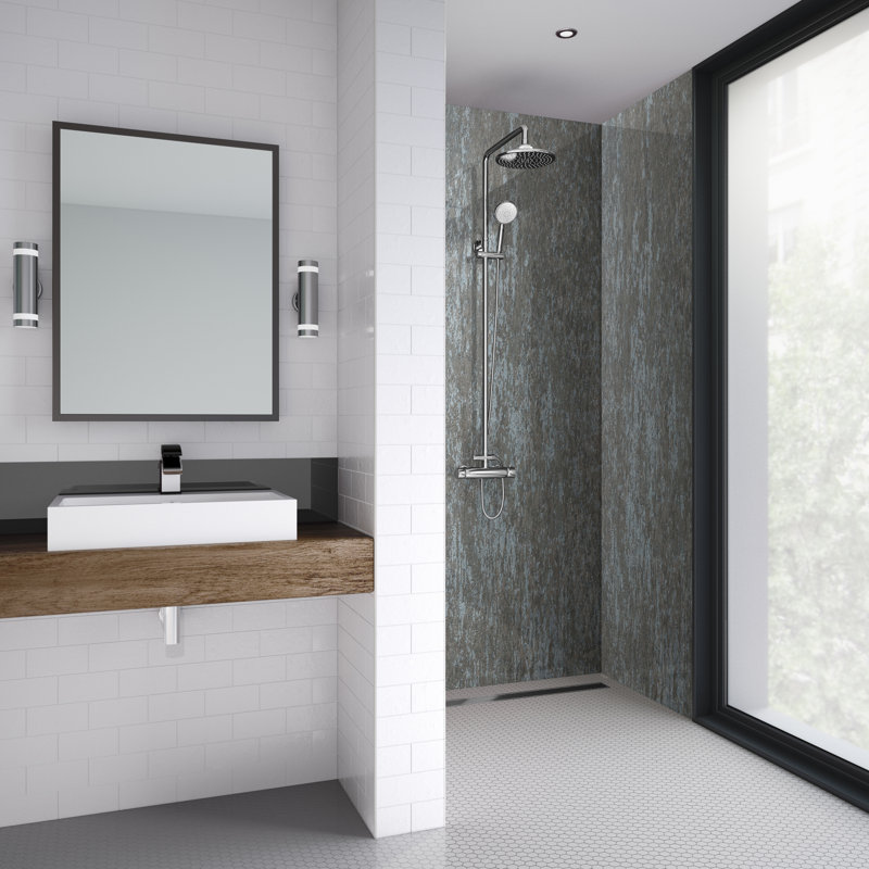 60mm 59mm W x 242mm H Decorative Wall Panel with Glass