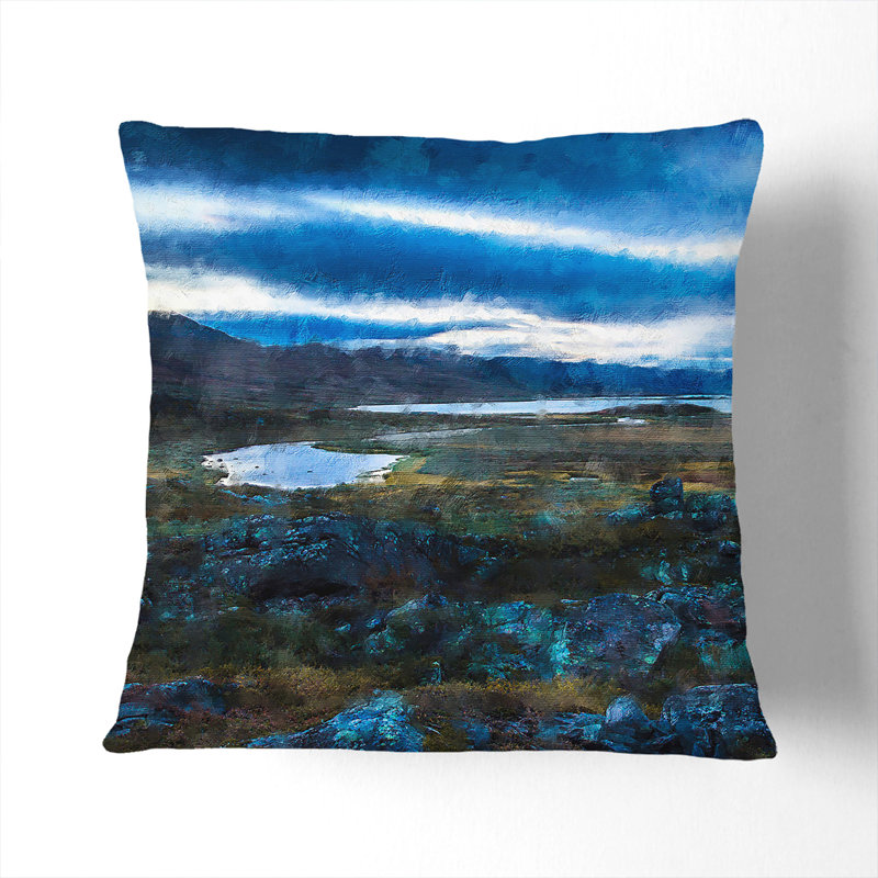 Square Cushion, 40cm H x 40cm W x 15cm D, Black