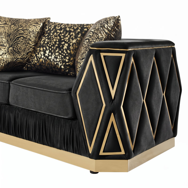 Canapé Dulaney - noir, Noir