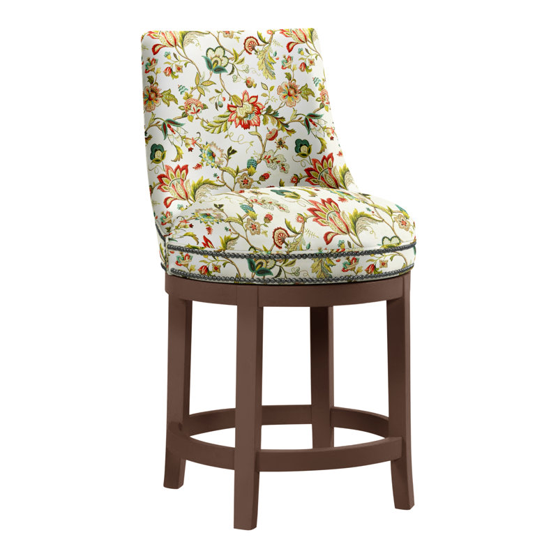 Tabouret de comptoir 26 po Vesper, Gris anthracite, 9104 Craie