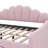 Full-Scale Modern Fabric-Draped Platform Bed Frame With Curved Headboard & Integrated Storage Drawers-376083238