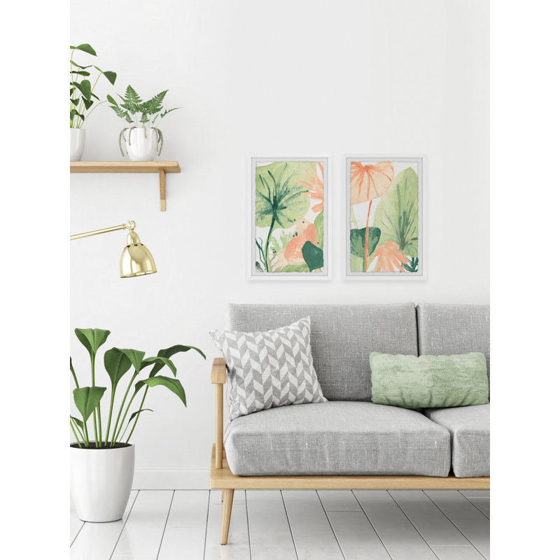 «Heart Shape» par Marmont Hill - Ensemble de 2 reproductions de cadres photo simples, H 30 po x l 20 po x P 1,5 po