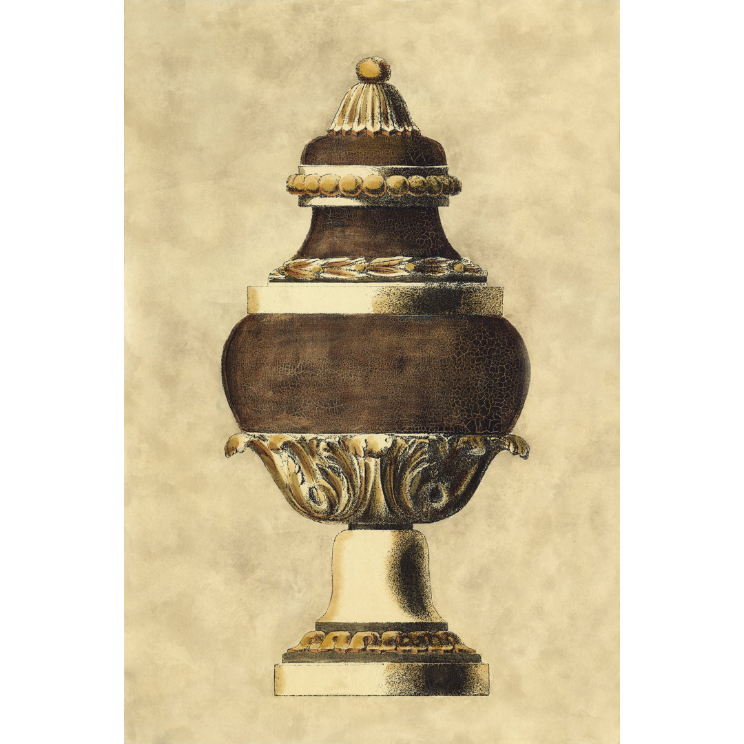 Leinwandbild Vintage Urn II von Vision Studio