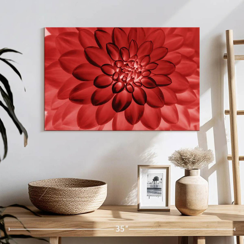 Harnek Translucent Red Dahlia