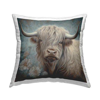 Floral Throw Pillow