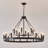 23.62" - Black - Chandelier