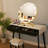 Large and Bright LED Metal Mirror Touch Dimmable Swivel Tabletop Mirror Hollywood Round lighted Makeup Mirror with 11 bulbs and 3x Magnification-1477777346