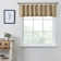Cumberledge Stitched Burlap Tailored Window Valance